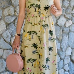Old Navy Safari Maxi Dress